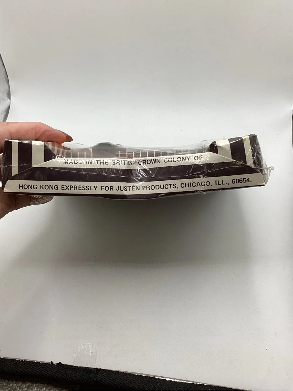 set of mid-century plastic frying pan salt and pepper shakers